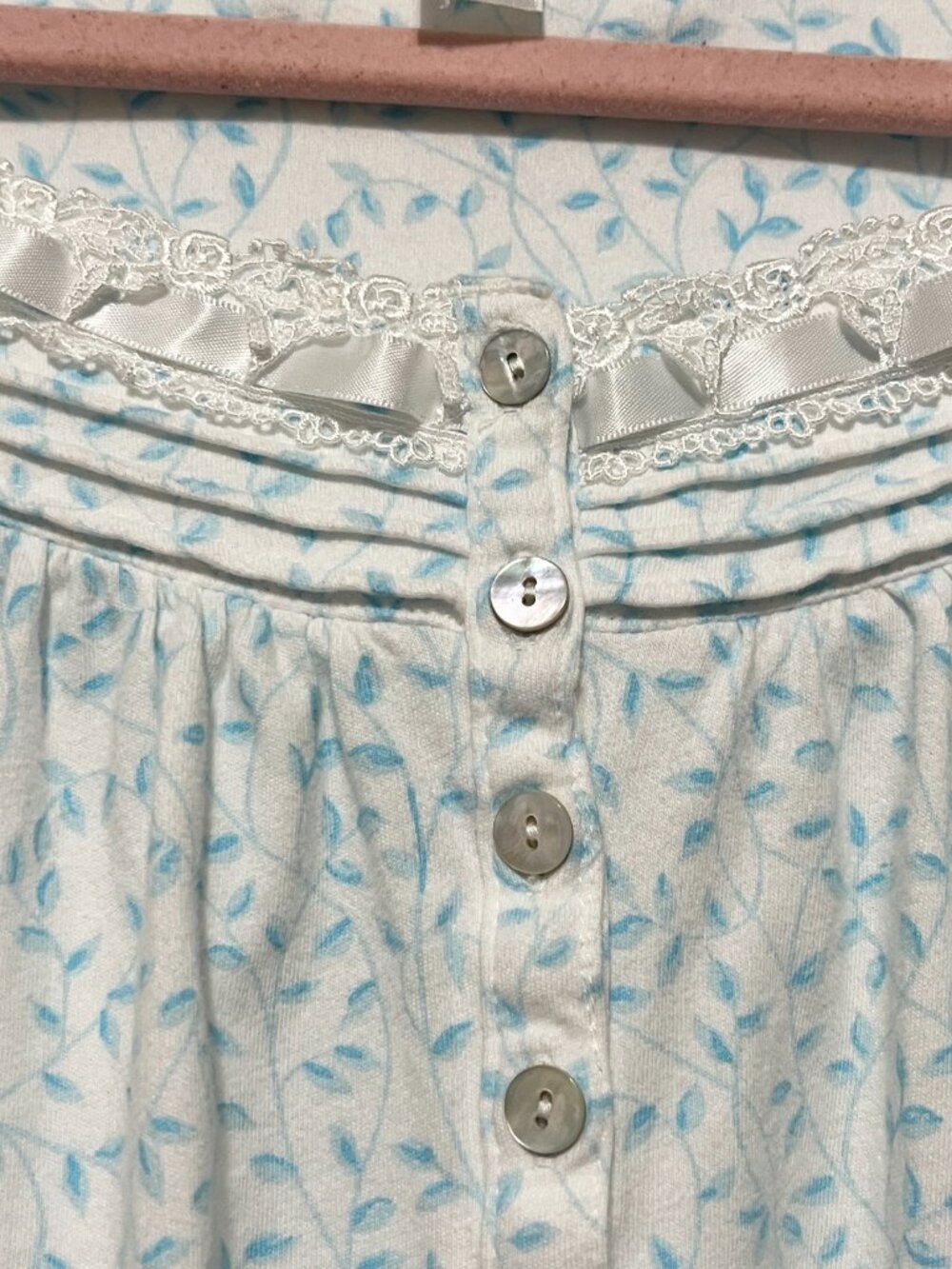 Eileen West Womens Cottagecore Nightgown S Prairie Coquette Dainty Shabby Chic - Picture 4 of 5